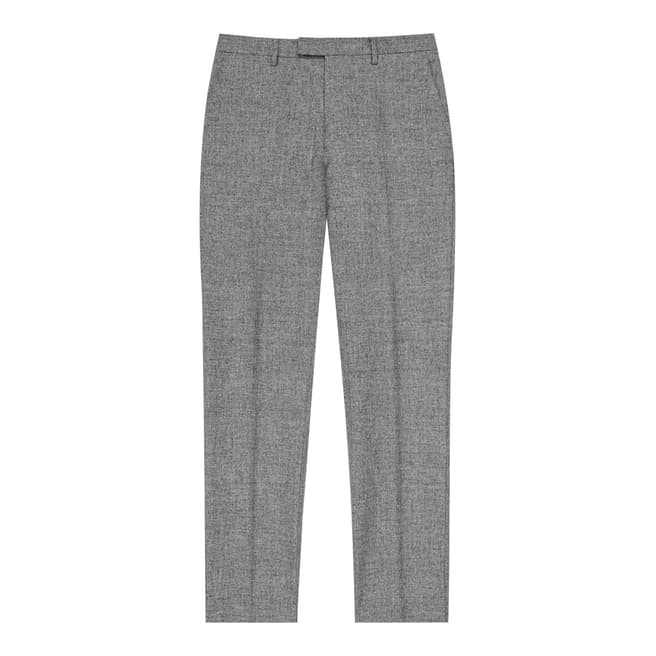 Light Grey Bribe Slim Suit Trousers - BrandAlley