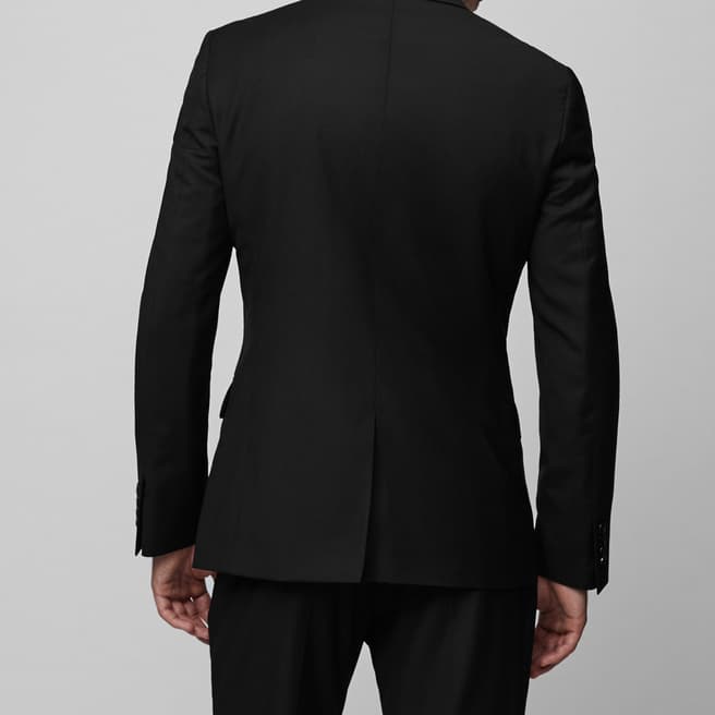 Black Harry B Modern Wool Suit Jacket - BrandAlley