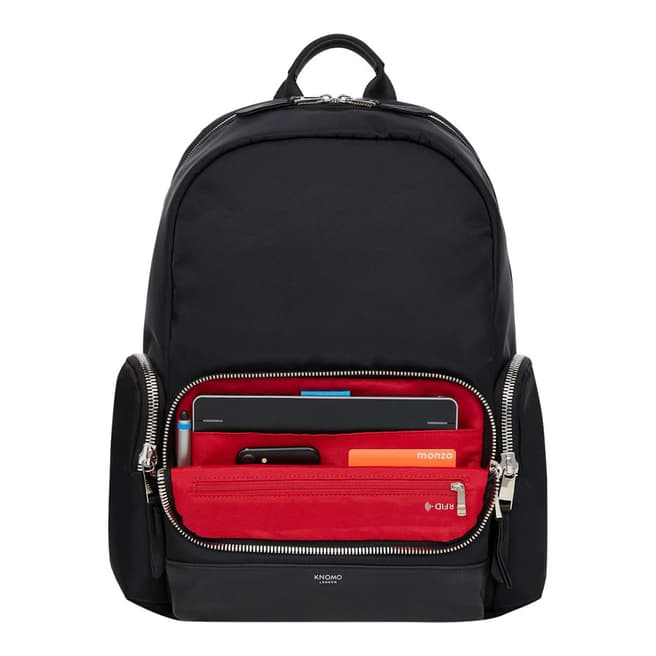 Black Mayfair Barlow Laptop Backpack 15 Inch - BrandAlley