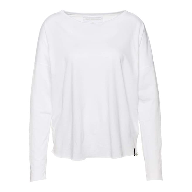 White T-Shirt With Panel - BrandAlley