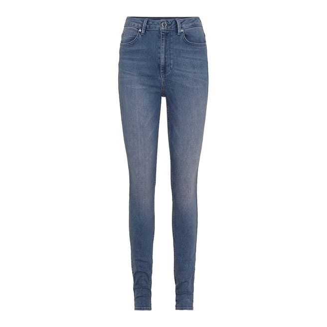 Mid Blue Flamo Skinny Jeans - BrandAlley