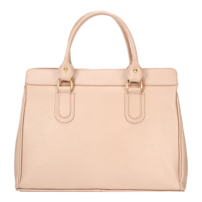 Rose Leather Top Handle Bag - BrandAlley