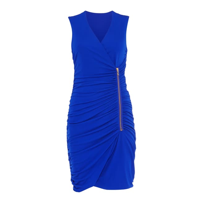 Blue Solene Slinky Dress - BrandAlley