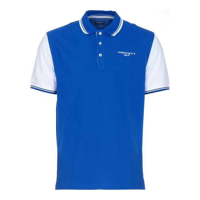 Blue Cotton Pique Polo Shirt - BrandAlley