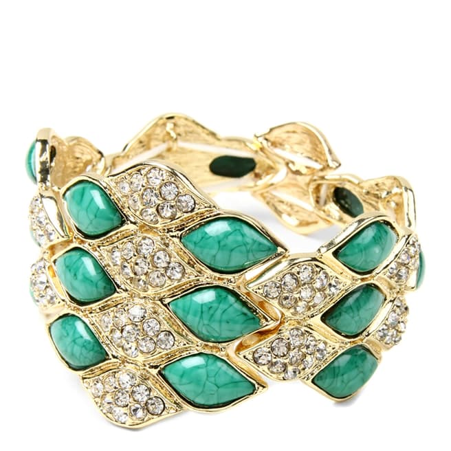 Turquoise Crystal Cuff - BrandAlley