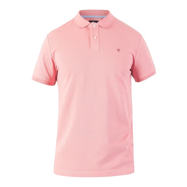 Pink Classic Logo Cotton Polo Shirt - BrandAlley