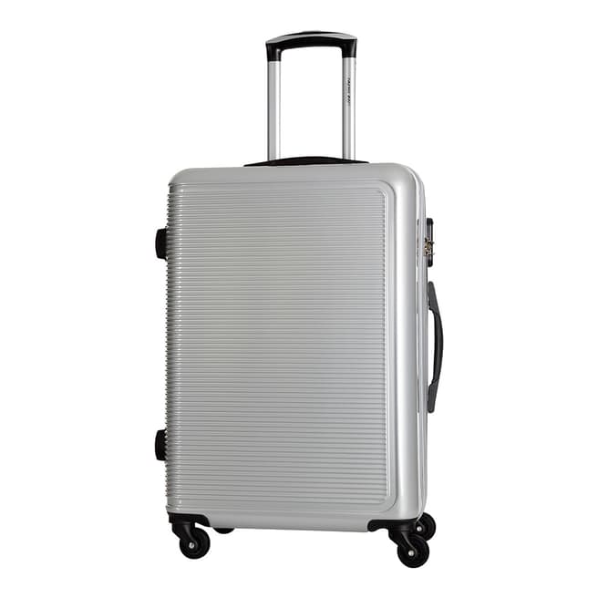 Silver 4 Wheel Maryhill Suitcase 68cm - BrandAlley