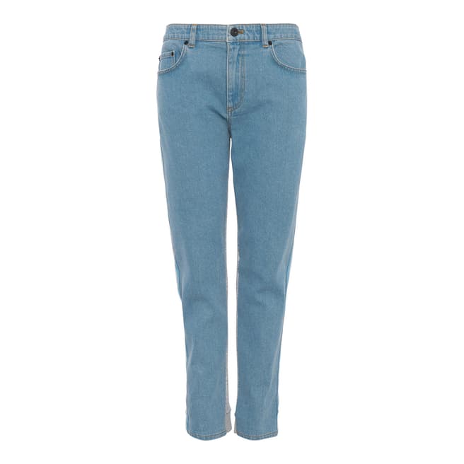 Blue/Grey Jogger Denim Jeans - BrandAlley