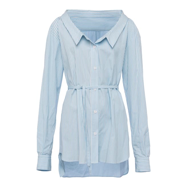 Blue/White Serrana Striped Shirt - BrandAlley