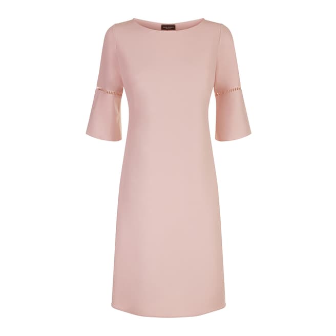 Pink Anita Pleat Sleeve Dress - BrandAlley