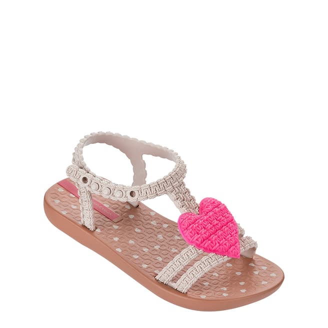 Baby Heart Pink/Tan My First Ipanema Sandals - BrandAlley