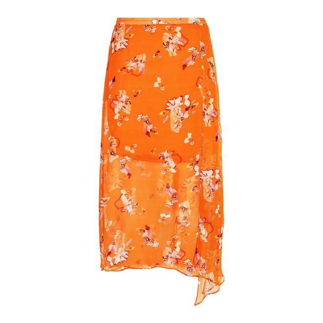 Orange Tropicana Skirt - BrandAlley