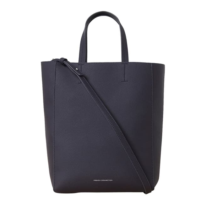 Utility Blue Moa Leather Tote - BrandAlley