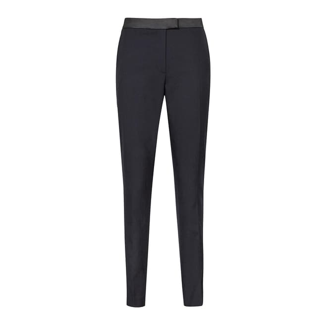 Black/Navy Rocco Tux Trousers - BrandAlley