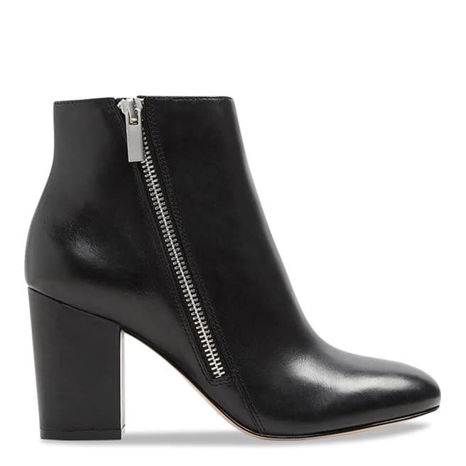 Black Leather Graobeth Ankle Boot - BrandAlley