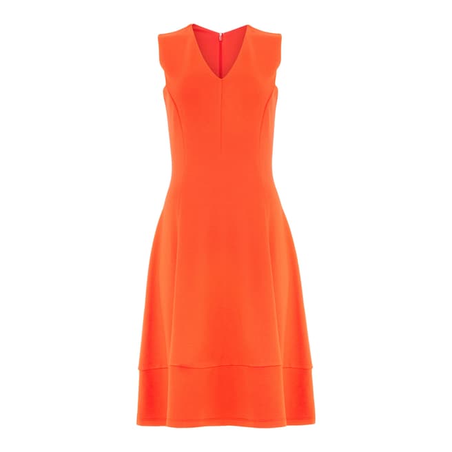 Orange Panya Panelled Dress - BrandAlley