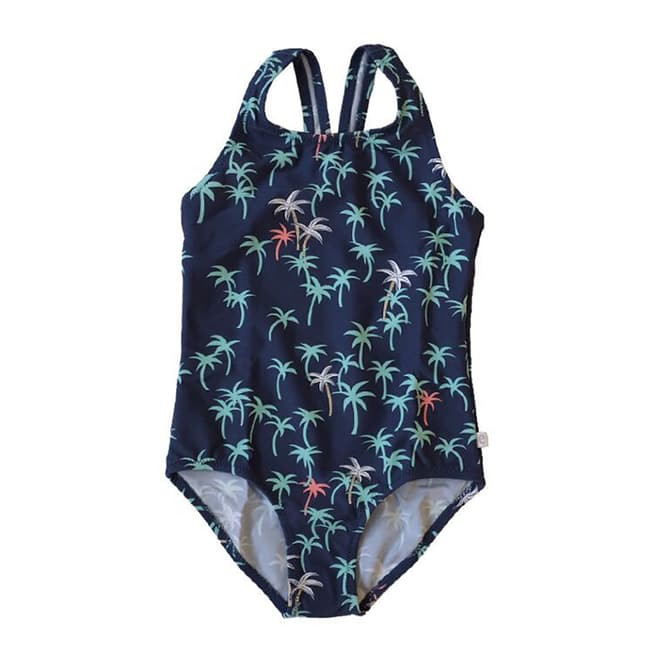 Navy Tropical Swim Borneo Swimsuit - BrandAlley
