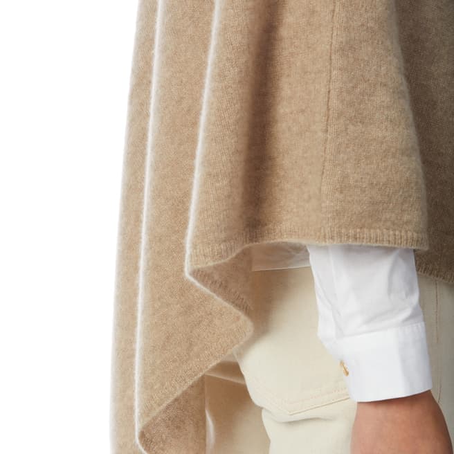 Taupe Cashmere Poncho - BrandAlley