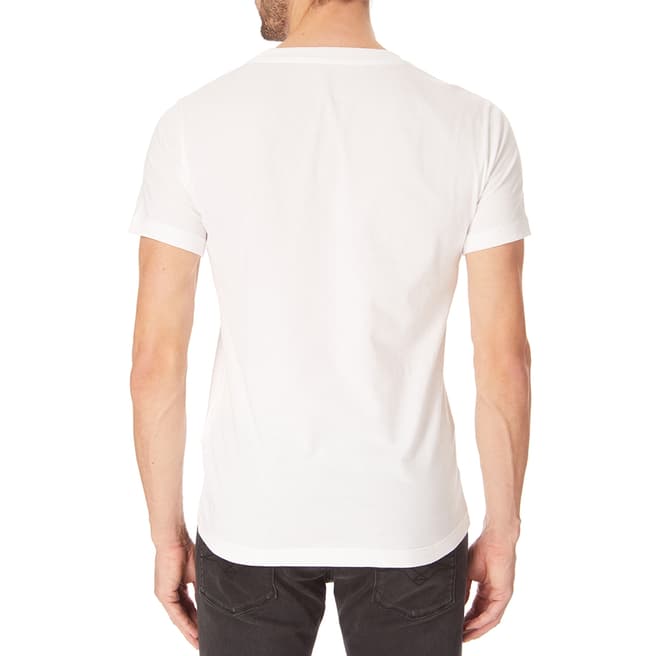 White/Black 2 Pack Basic Logo T-Shirts - BrandAlley