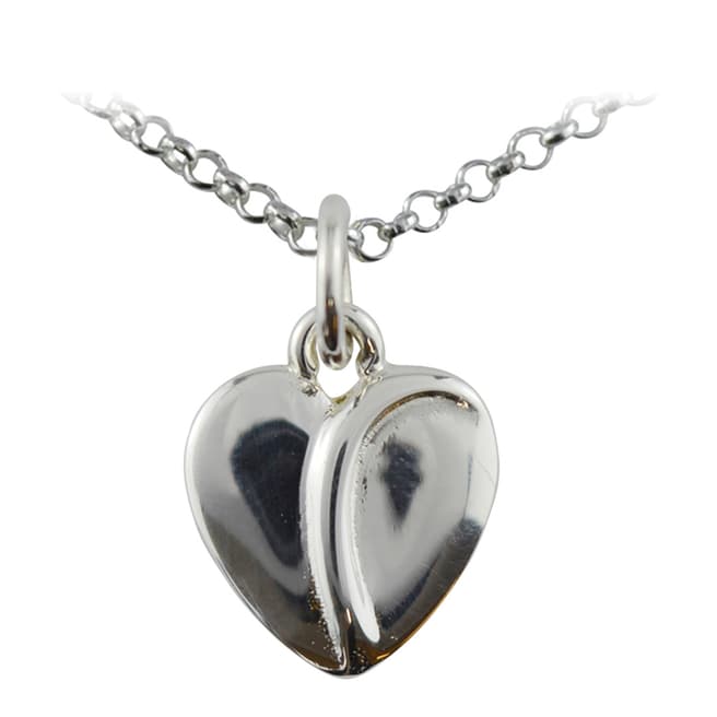 Silver Precious Heart Necklace - BrandAlley