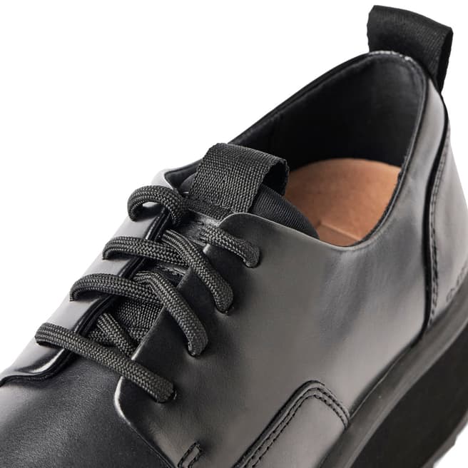 Black Strett Flatform Derby Shoes - BrandAlley
