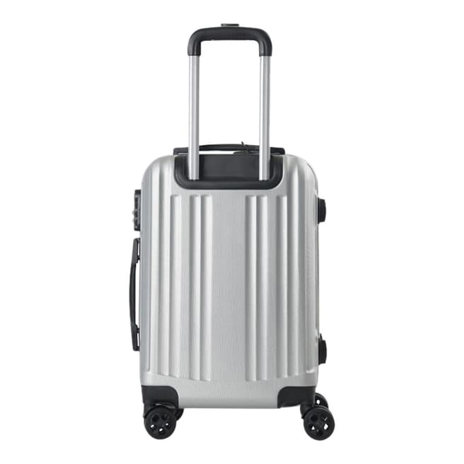 Silver 8 Wheel Rewa Suitcase 76cm - BrandAlley
