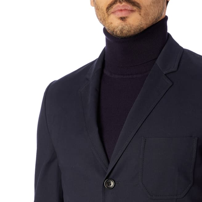 Navy Buggy Lined Stretch Jacket - BrandAlley