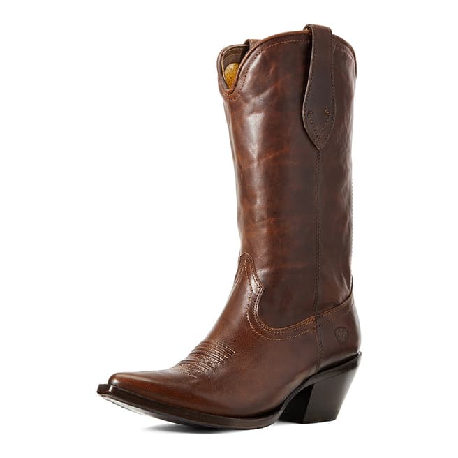 Brown Josefina Western Boots - BrandAlley
