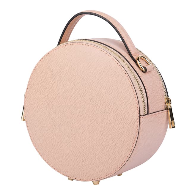 Pink Leather Top Handle Bag - BrandAlley