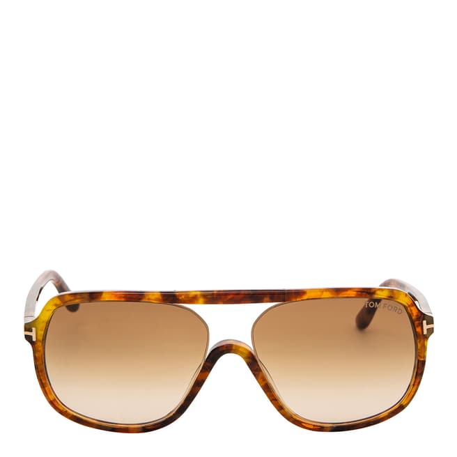 Men's Brown Tom Ford Sunglasses 58mm - BrandAlley