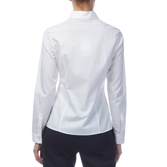 White Banu Tailored Shirt - BrandAlley