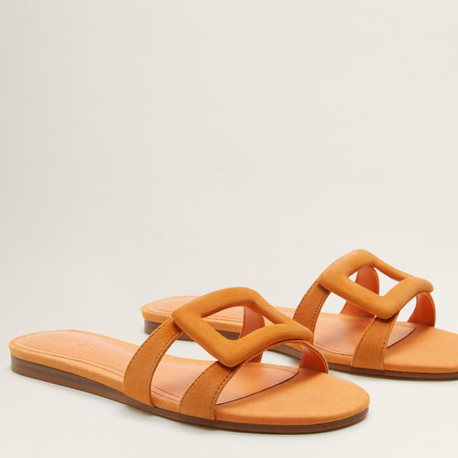 Orange Pina Slide Sandals - BrandAlley