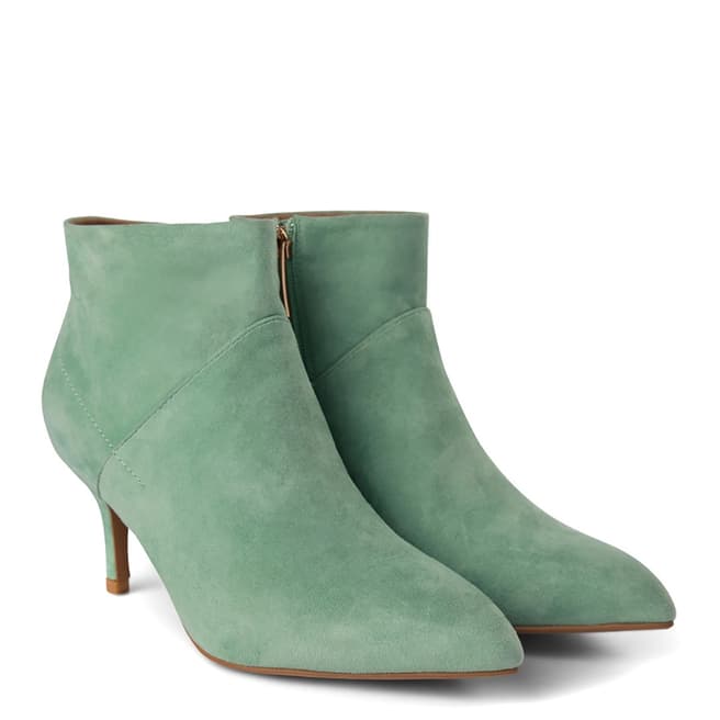 Mint Suede Valentine Ankle Boot - BrandAlley