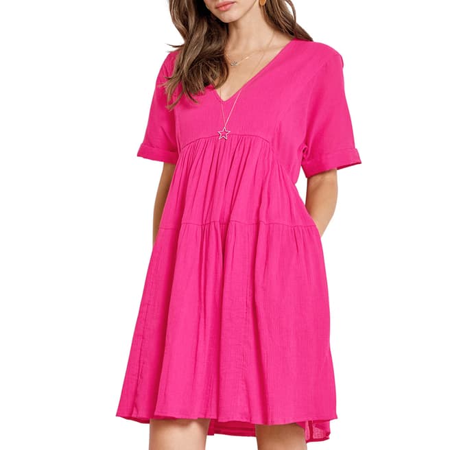 Pink Kyra Mini Dress - BrandAlley