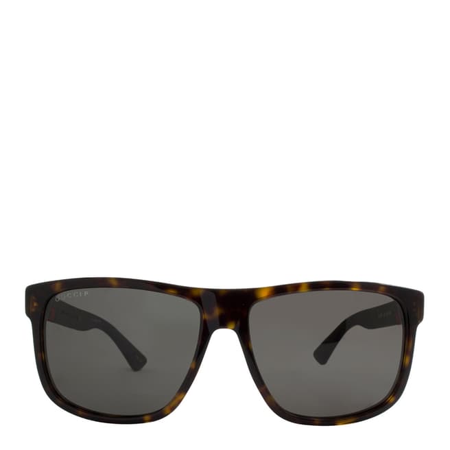 Men's Black Gucci Sunglasses 58mm - BrandAlley