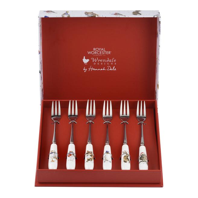 Set of 6 Pastry Forks BrandAlley