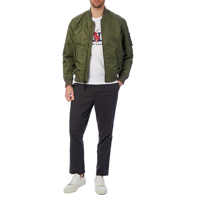 Khaki Military Bomber Jacket BrandAlley