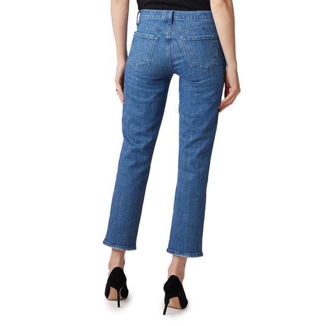 Blue Adele Straight Stretch Jeans - BrandAlley