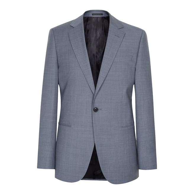 Blue Climate Wool Suit Jacket - BrandAlley