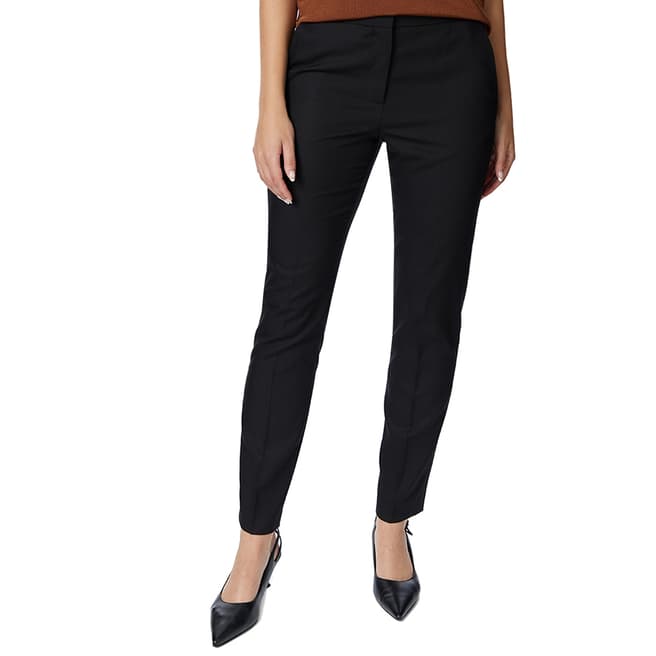 Black Ruby Stretch Tailored Trousers - BrandAlley