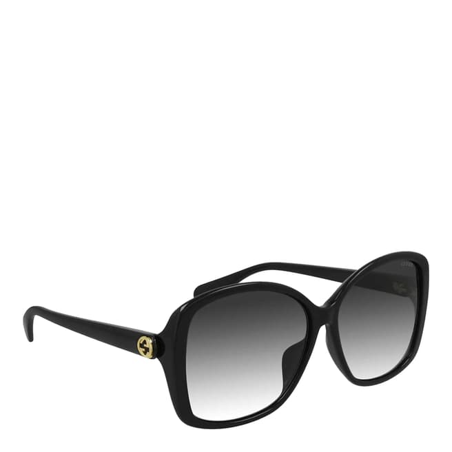 Women's Black Gucci Sunglasses 61mm - BrandAlley