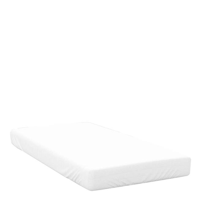 Premium Blend Super King Fitted Sheet, White BrandAlley