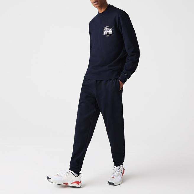 Navy Cotton Branded Sweatshirt - BrandAlley