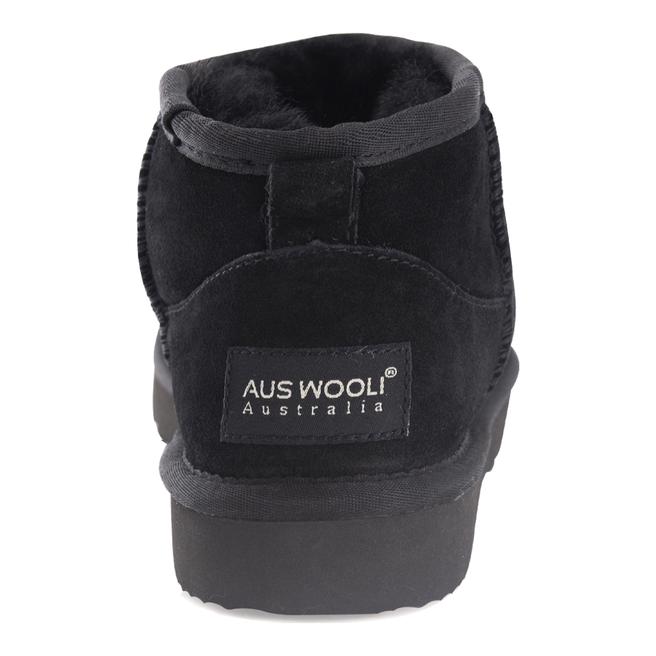 Black Suede Ultra Low Noosa Boots BrandAlley