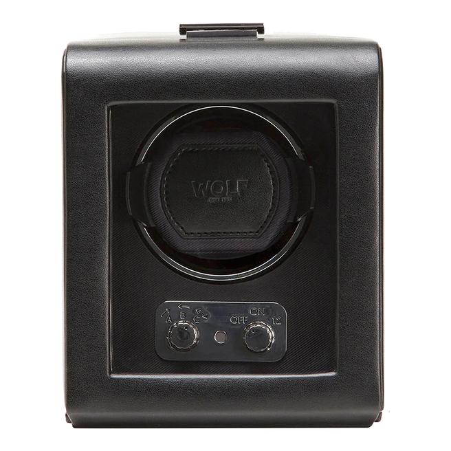 Black Wolf Heritage Single Vegan Leather Watch Winder BrandAlley