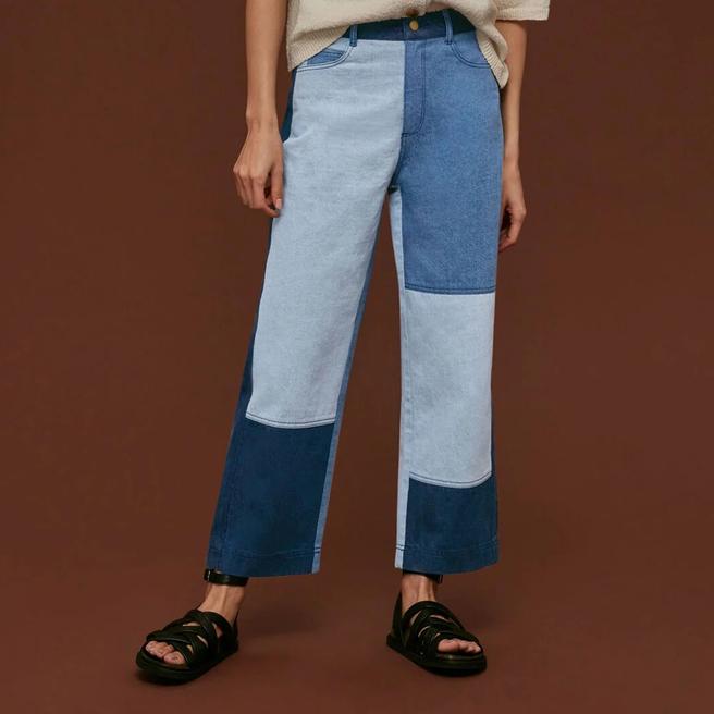 Blue Patchwork Jeans BrandAlley