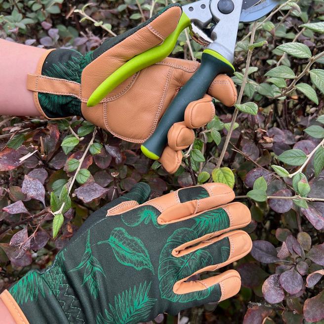 Kew Patterned Gardening Gloves, Medium BrandAlley