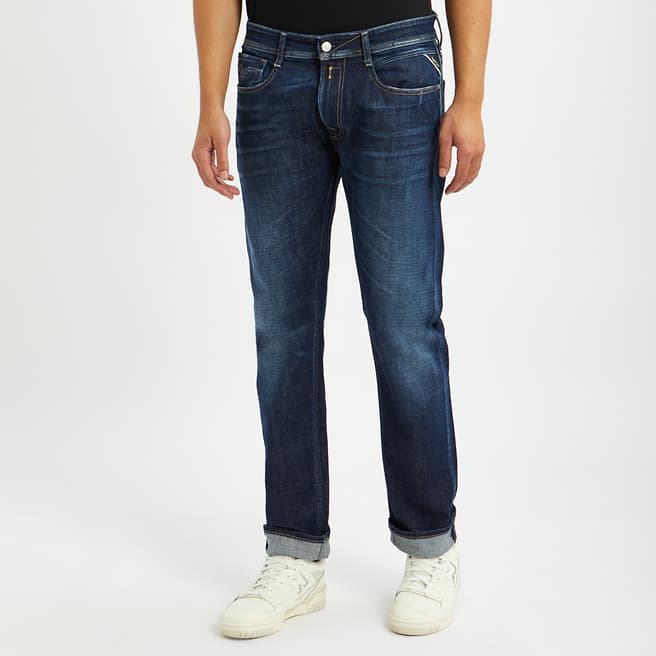 Blue Rocco Comfort Stretch Jeans - BrandAlley