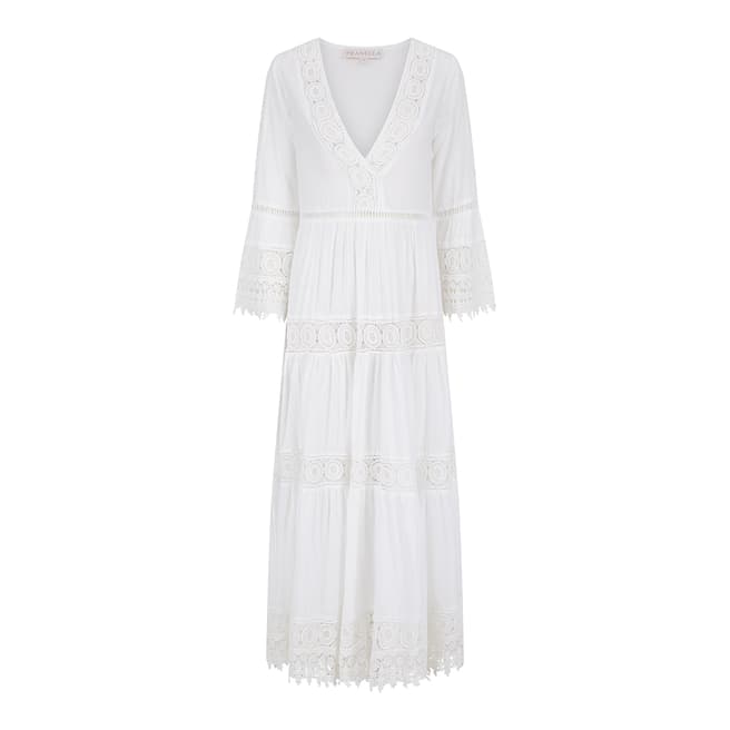 Rebel Maxi Dress White - BrandAlley