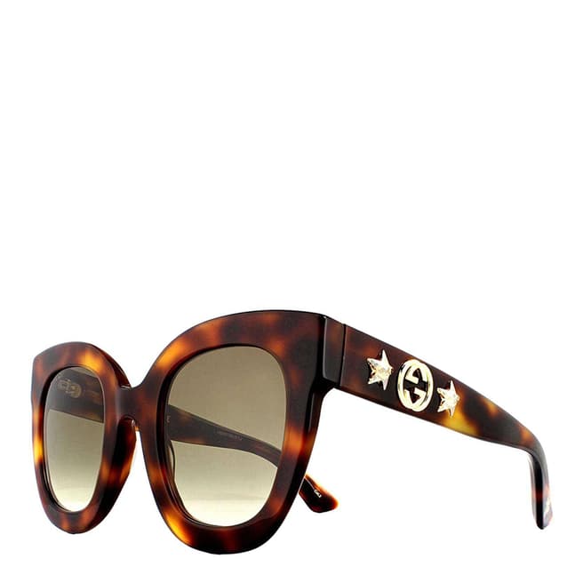 Women's Brown Gucci Sunglasses 49mm - BrandAlley